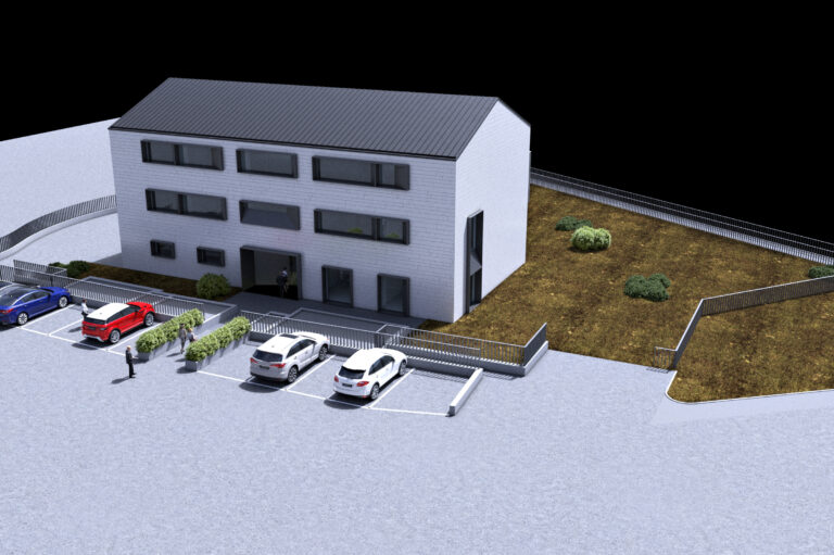 Vista dall'alto (Render: Stefano Mattaboni)