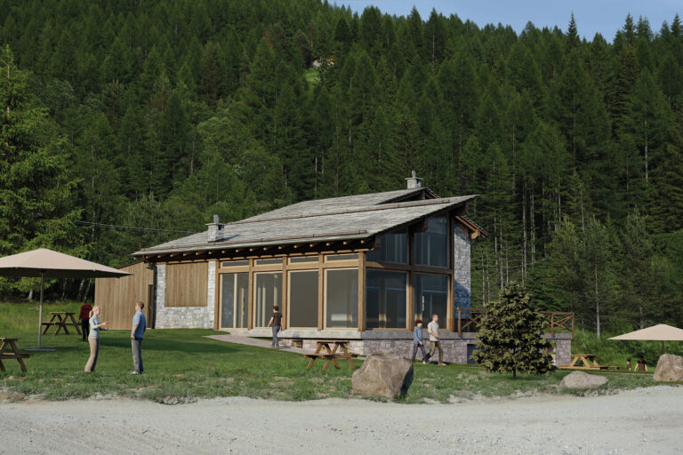 Vista laterale (Render: Gabriele Zecca)