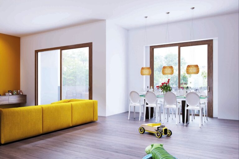 Vista salotto (Render: Stefano Mattaboni)